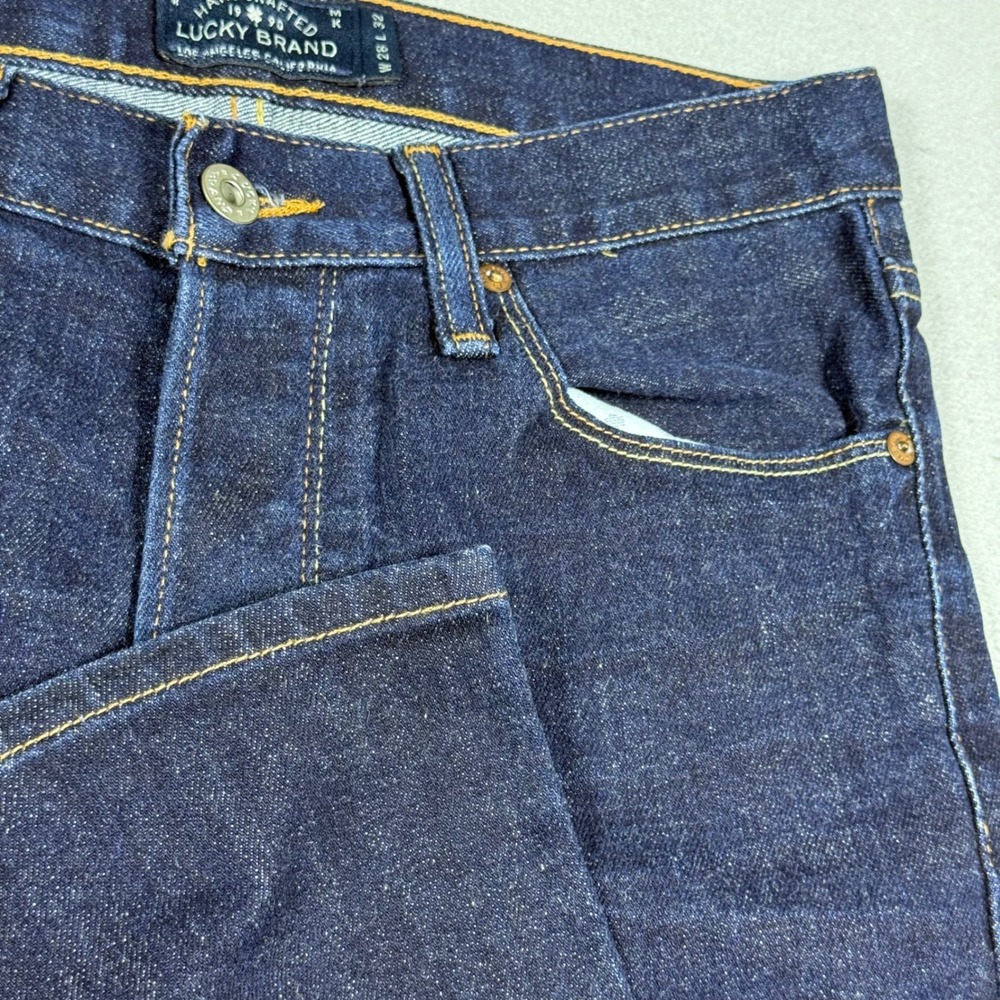 Lucky Brand Authentic Skinny Jeans Mens 28x32 Dark Wash Indigo Denim